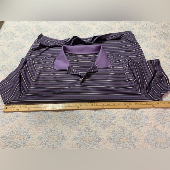 REEBOK Men's Big & Tall Short Sleeve Purple Golf Shirt 3XL #577 - Picture 7 of 7